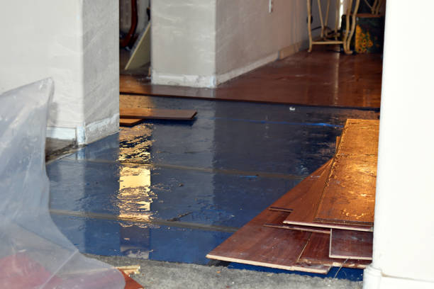 Professional Emergency Water Damage Restoration technician working in Cheshire, OH